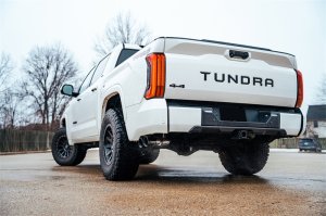 Toyota Tundra Performance Exhaust - Side Exit - CORSA Performance - Sport Cat-Back + Twin 4in Black PVD Tips - Black - `22-`25